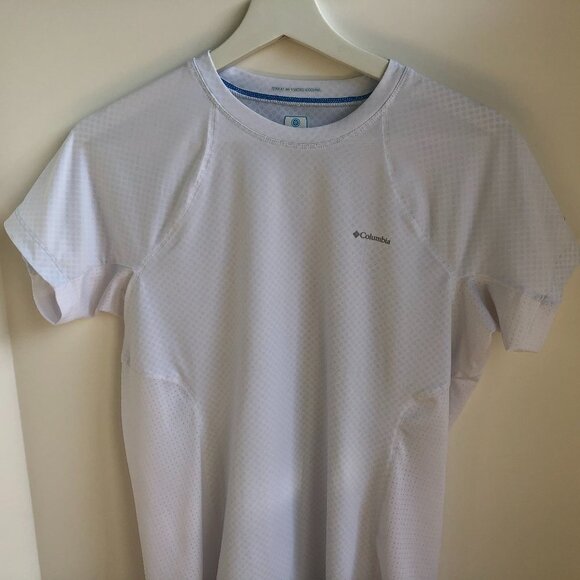Columbia Omni Freeze Zero Short Slv Top White Sz L - Picture 12 of 12